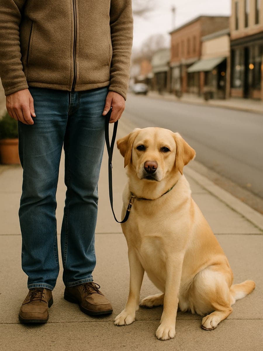 Loose leash, reliable recall, calm at the door. The dog you can take anywhere.